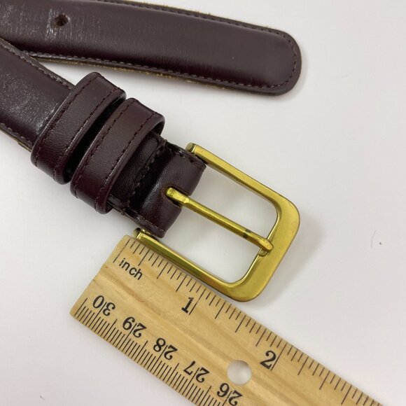 Coach Vintage Leather Belt 5700 Burgundy Men's 32 - Picture 7 of 10